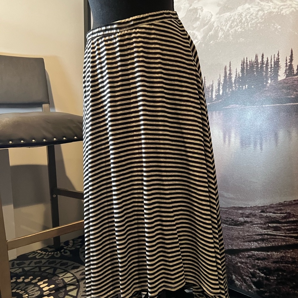 Bobeau Cotton asymmetrical skirt